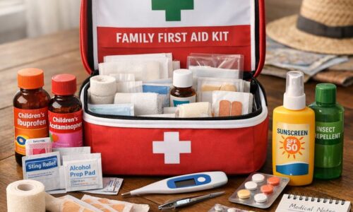 Reiseapotheke für Familien: Gut vorbereitet mit Kindern
